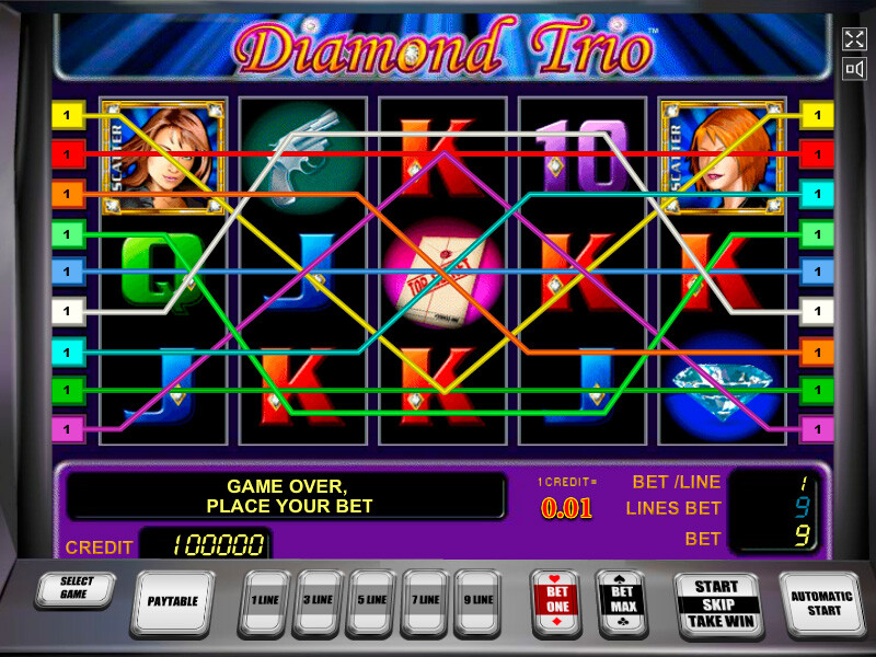 Игровой автомат Diamond Trio